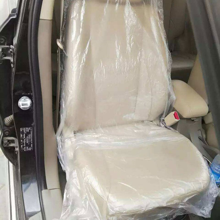 Universal Waterproof Car interior Disposable Car Seat Cover Kit PE Plastic Film Cover 4 in 1/5 in 1 Repair Protective Sets