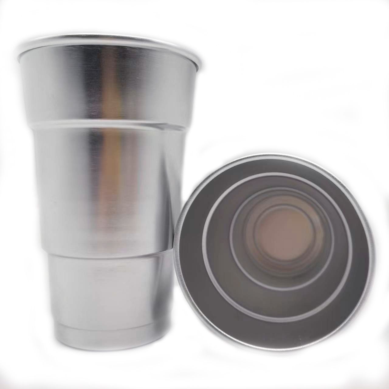 High-quality Aluminum cup mugs recycle and unbreakable for party camping  beer /coffee / juice  custom logo color cup