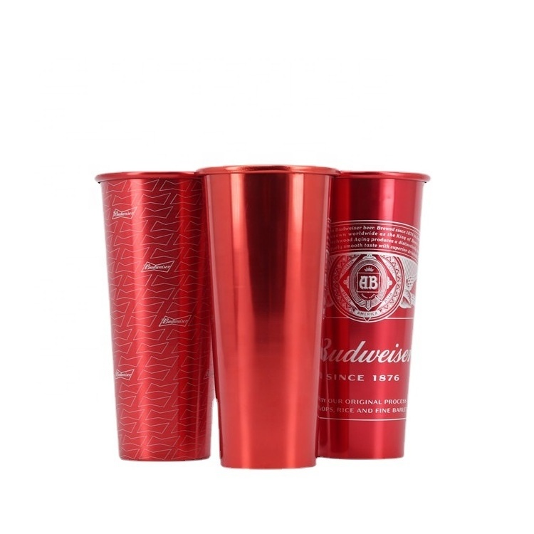 Customized Metal Beer Aluminum Cup Anodized Tumbler Aluminum Beer drink cup