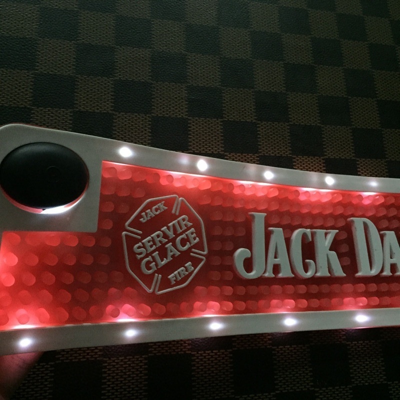 Customized new product ideas 2020 Led Bar mat soft PVC Drip Beer Bar Mat