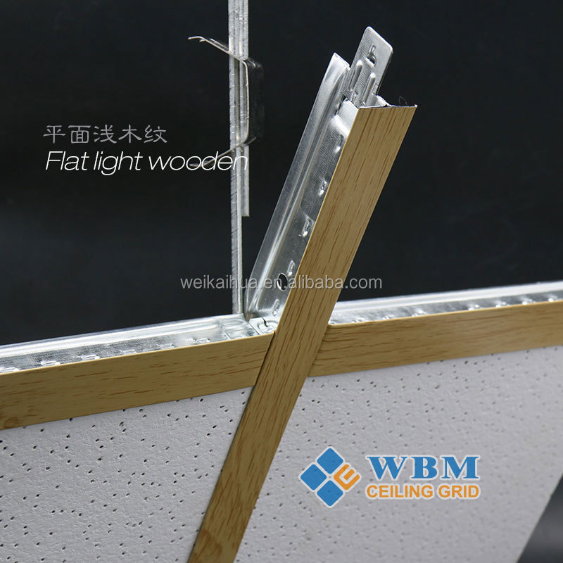 High quality fire rust proof CHINA T bar Suspended galvanized ceiling t grid components ceiling frames paint keel