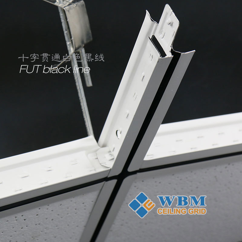 Steel False suspended Ceiling t Grid components Design Ceiling Tiles Mineral Wool Ceilings Hot Dip Galvanized Steel Modern WBM