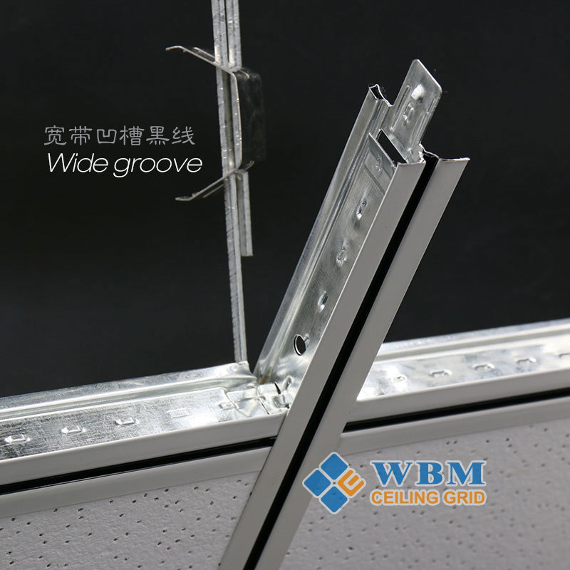 High quality ceiling tile hanging frame/false suspended galvanized ceiling t grid components paint keel Ceiling Tiles