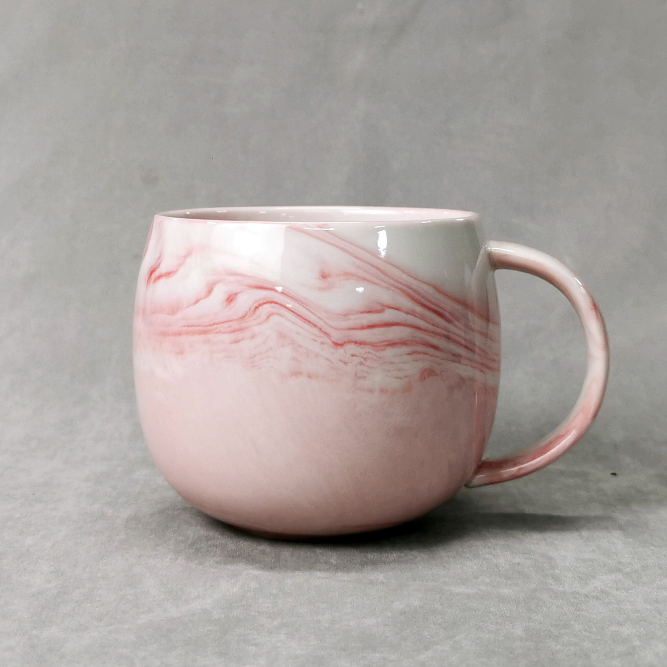 custom printing logo marbled design coffee mug cup with CE&ISO