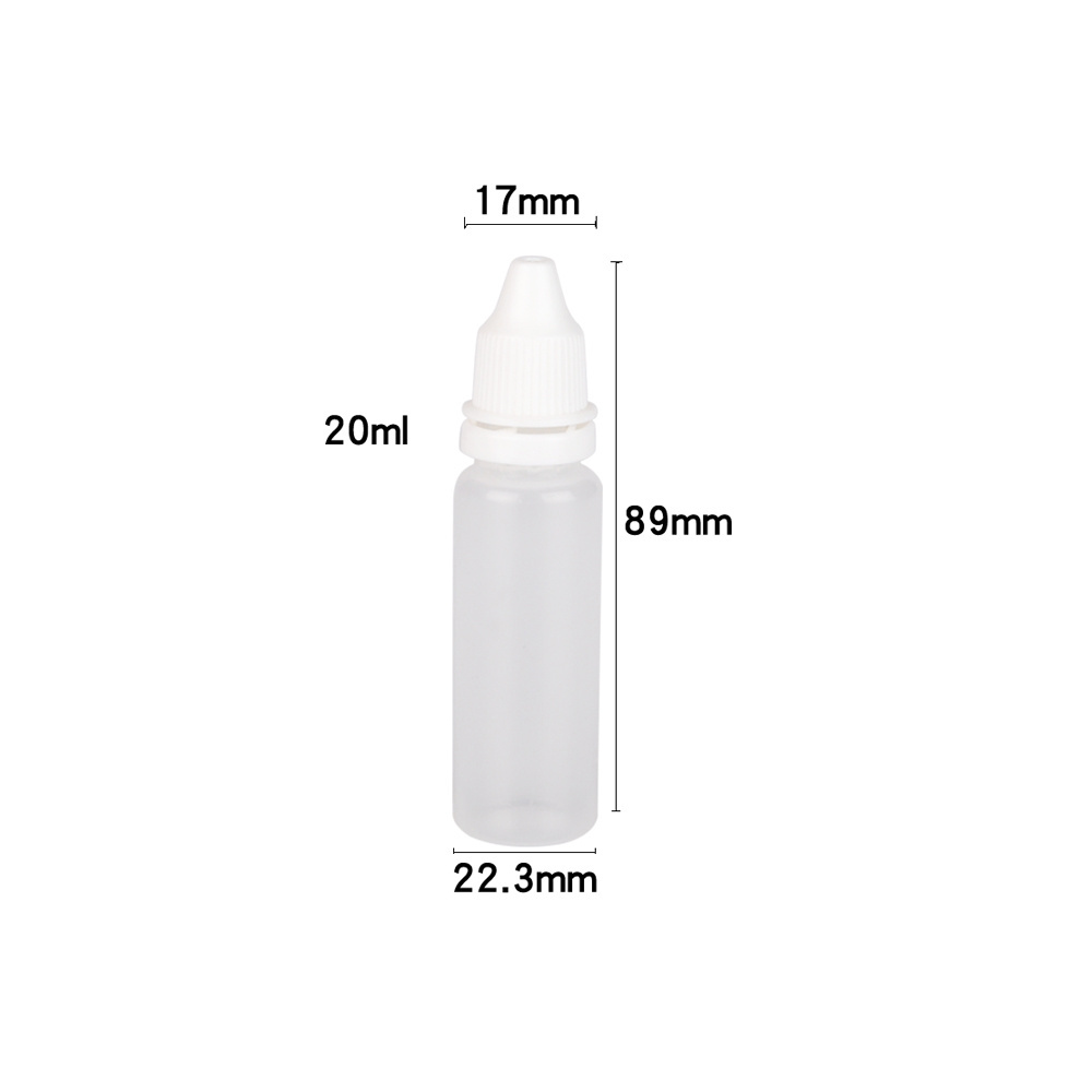 wholesale 5ml 5 mls 10ml 12 ml 15ml 25 ml 30ml 2oz small size plastic empty eye drop bottles