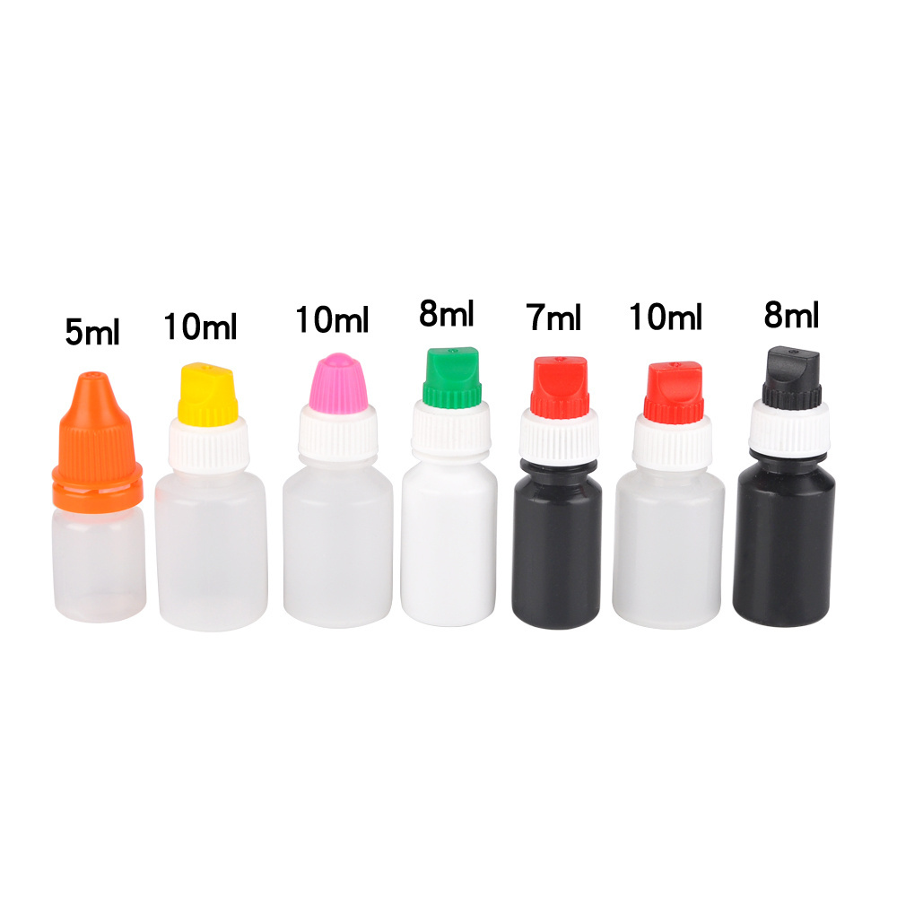 wholesale 5ml 5 mls 10ml 12 ml 15ml 25 ml 30ml 2oz small size plastic empty eye drop bottles