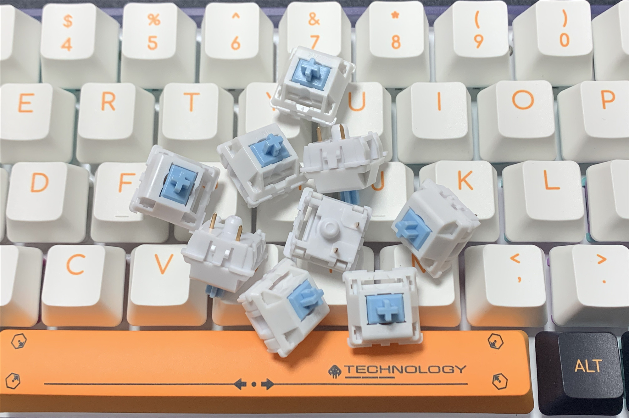 Weikay PG1501D-YD Milky White Linear, 3 pin Holy Panda Gaming Mechanical Keyboard Switch