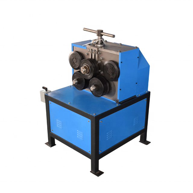 stainless steel roll bender flat bar roller angle iron bending machine for round tube