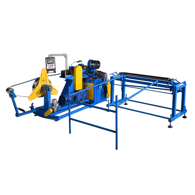 Factory directly hvac air duct round tube forming machine spiral pipe forming machine price