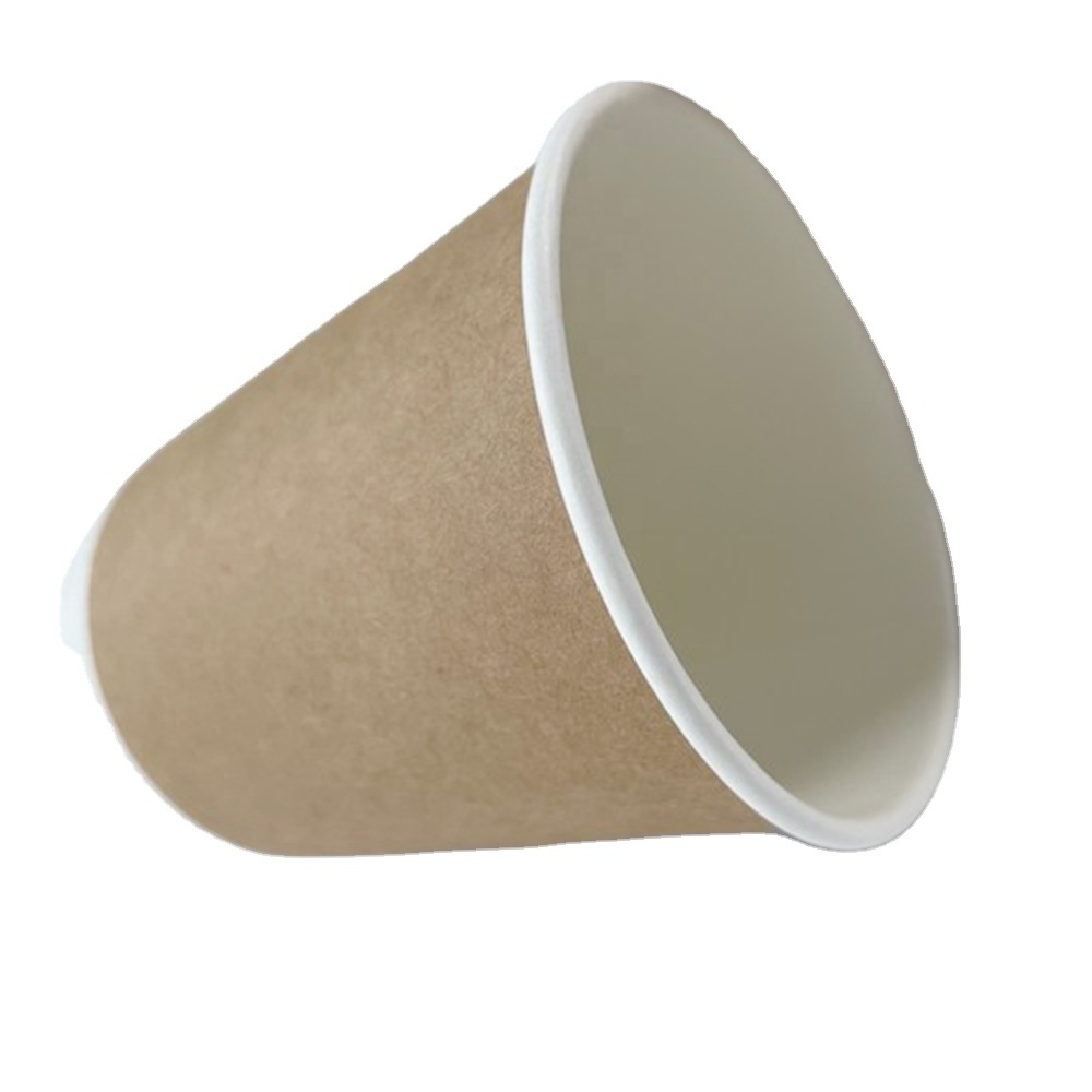 Eco friendly Custom Logo 8 10 12 16oz Disposable Food Grade Packaging Biodegradable paper cups Ice Cream Wrapping Paper Bowl