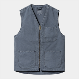 Custom Streetwear Gilet Organic Cotton Canvas Utility Vest Oversized Pocket Tank Top Waistcoat Casual Sleeveless Jacket