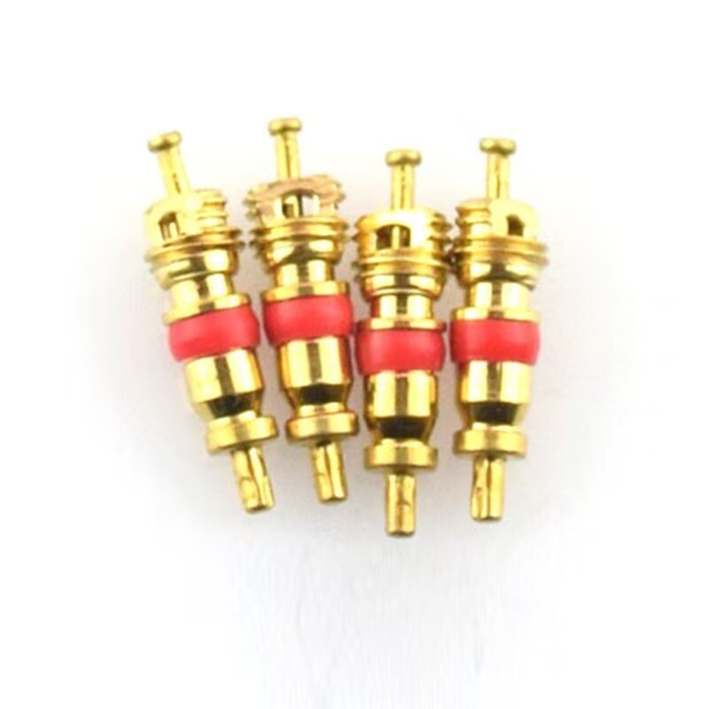 Wheelsky Hot Sale Brass Tire Valve Core Nickel Plated Tubeless Stem for Car and Truck Large Bore Replacement