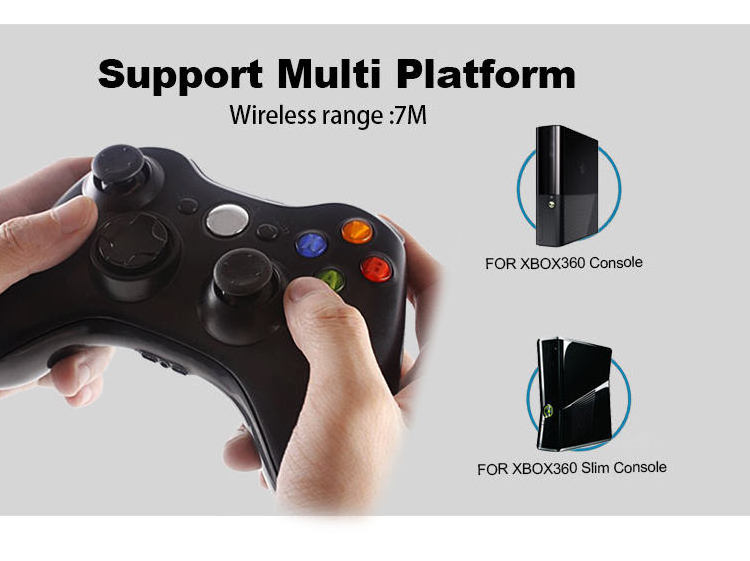 2023 High quality Wireless Gamepad 360 For Xbox360 Controller  joystick game controller 360 controller