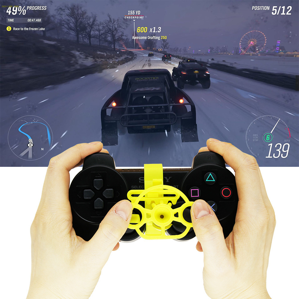 for PS4 Game Controller Mini Steering Wheel Replacement for Sony PS4 Racing Game Accessories