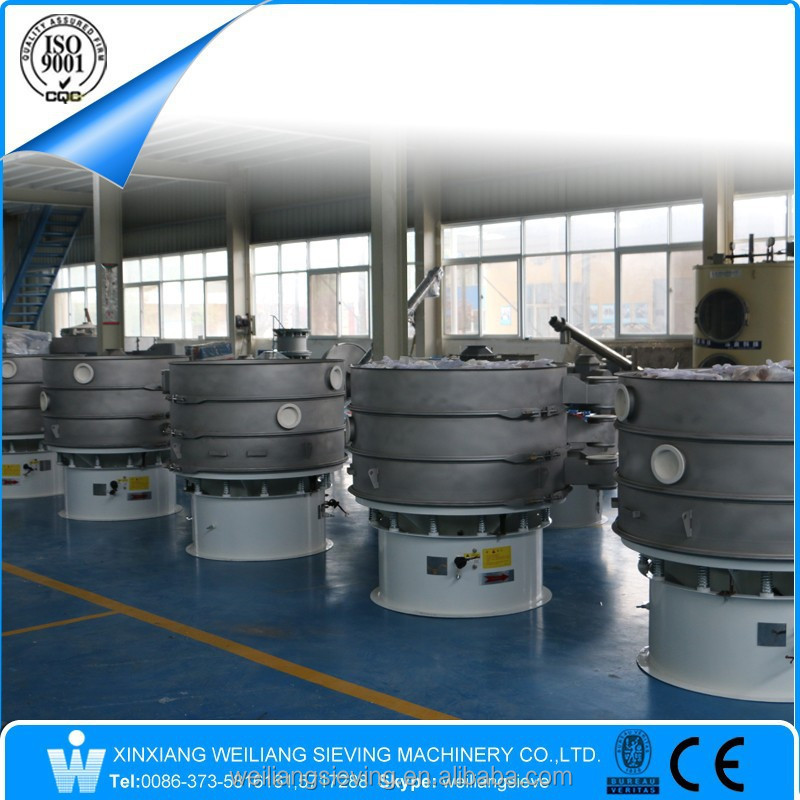 Sweco type ultrasonic shaker for sieving fine powder