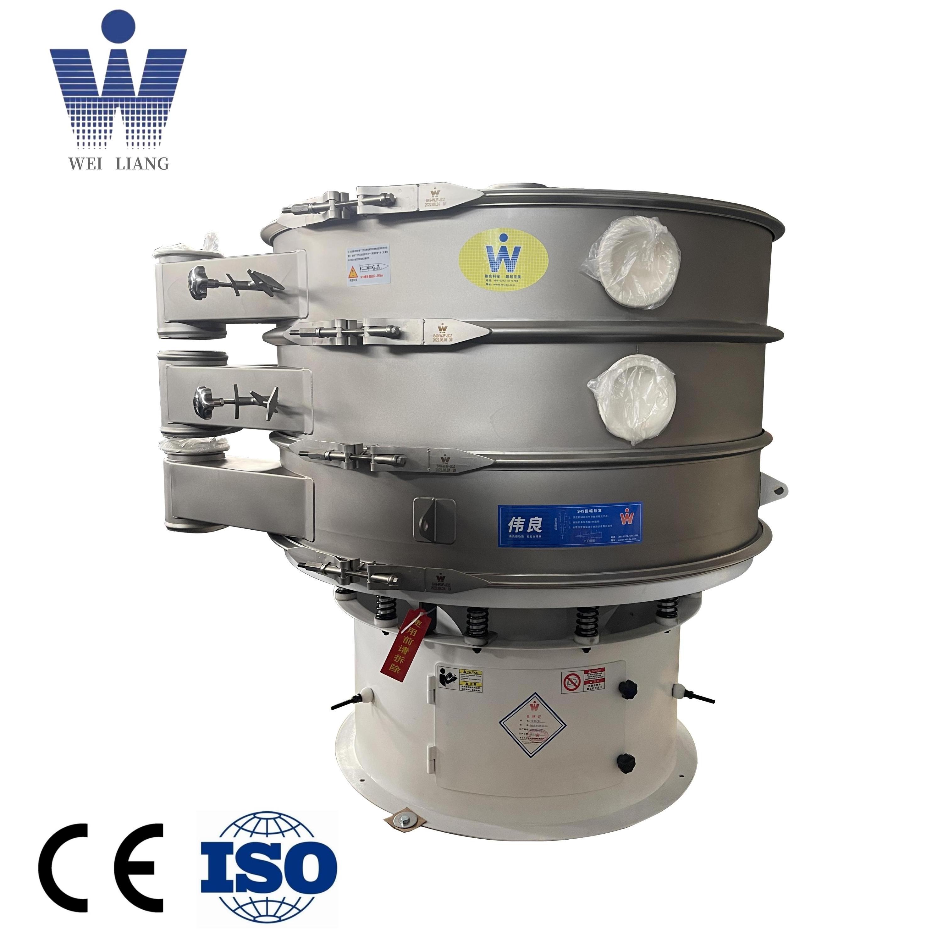 Multi layers automatic sifter machine rotary electric sieve mechanical circular vibrator sweco vibrating screen