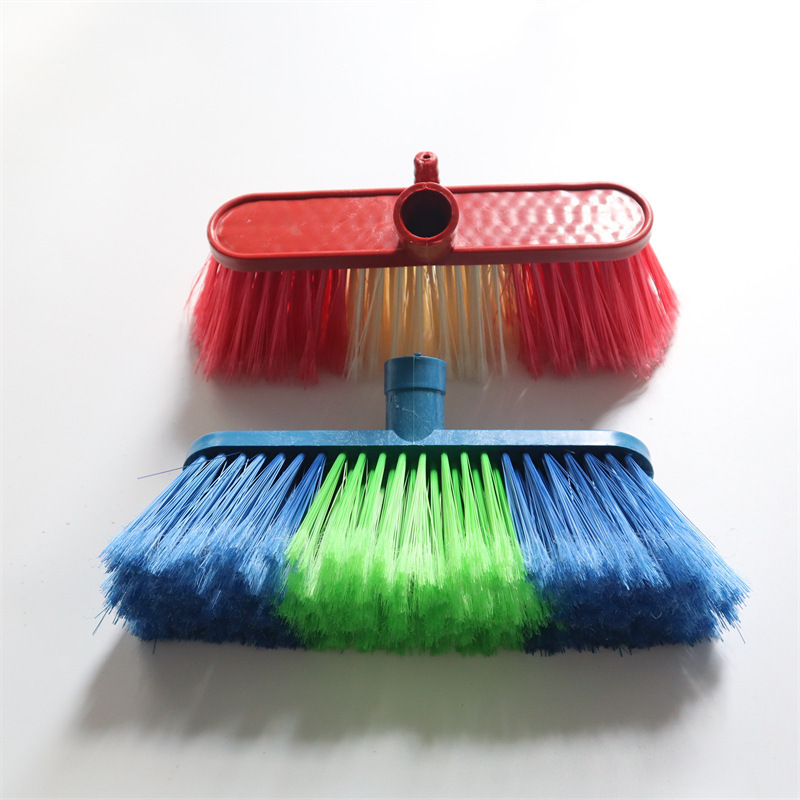 Hot-Selling Environmentally Friendly Materials Durable Lightweight Plastic Broom Heads With Wooden Handle