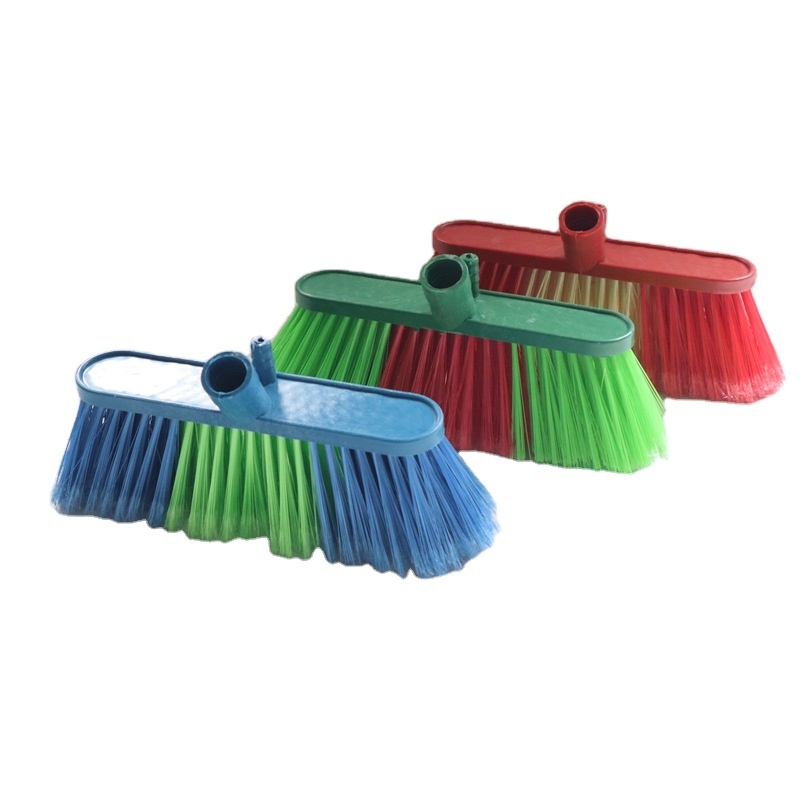 Hot-Selling Environmentally Friendly Materials Durable Lightweight Plastic Broom Heads With Wooden Handle