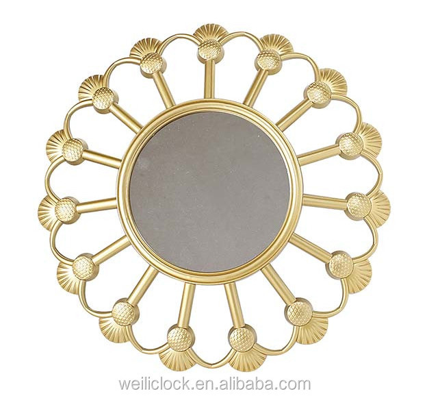 Home collection antique flower mirror decorative bathroom wall mirror