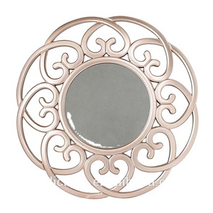 Home collection antique flower mirror decorative bathroom wall mirror