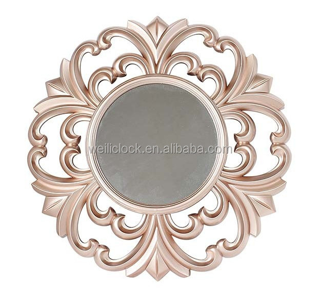 Home collection antique flower mirror decorative bathroom wall mirror