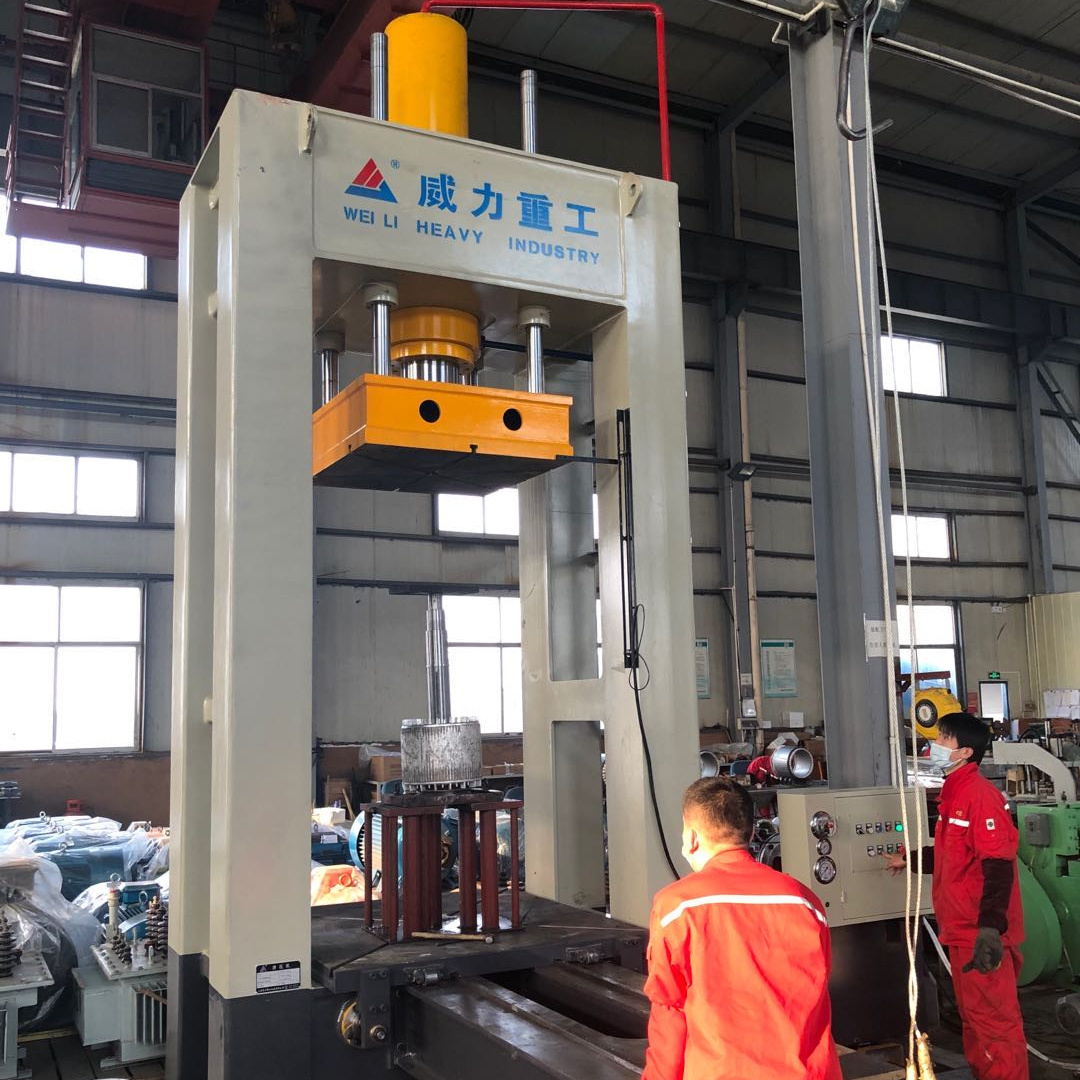 Manual/electric H Frame Hydraulic Press/ Gantry Forging Press Machine Hydraulic press for assembling motor and reducer