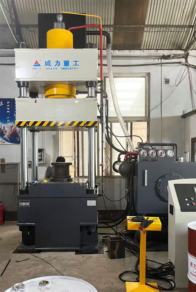 stretching hydraulic press for sheet metal stretching and forming Deep drawing steel utensils pot making hydraulic press machine