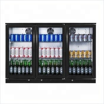 Three Door Sliding Door Beer Cooler Refrigerator Fridge