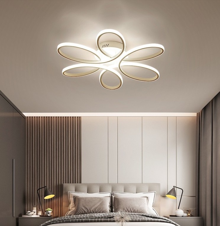 aluminium flower style modern led ceiling lamp lighting for home bedroom lights art deco with ce vde etl approve Driver