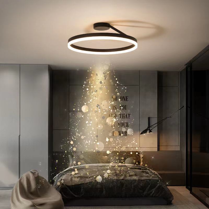 Bedroom LED ceiling lamp simple modern study room dining room creative Nordic round lamps indoor pendant lamp