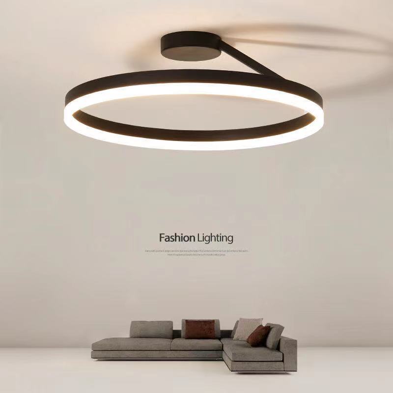 Bedroom LED ceiling lamp simple modern study room dining room creative Nordic round lamps indoor pendant lamp