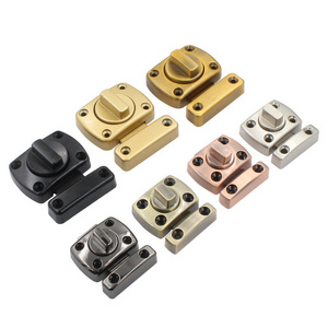 Door Slide Lock Bolt Zinc Alloy House Security Wooden Door Lock Latch Bathroom Bolt Latch Gate Anti-Theft Door Latch