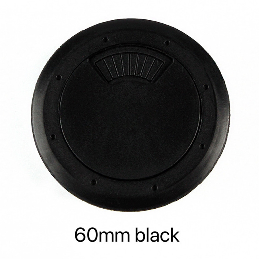 Plastic Desk Hole Cover Furniture Cable Grommet  Plastic Other Furniture Hardware,other Furniture Hardware Black Desk Hole Cover