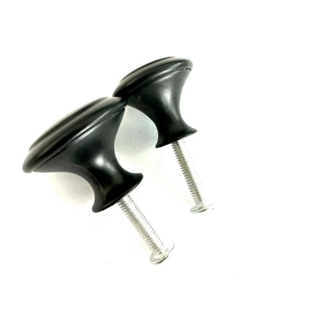 Black Handle Stainless Steel Kitchen Cabinet Knobs Furniture Handle Cabinet Dresser Drawer Door Knobs Simple Zinc Alloy Knobs