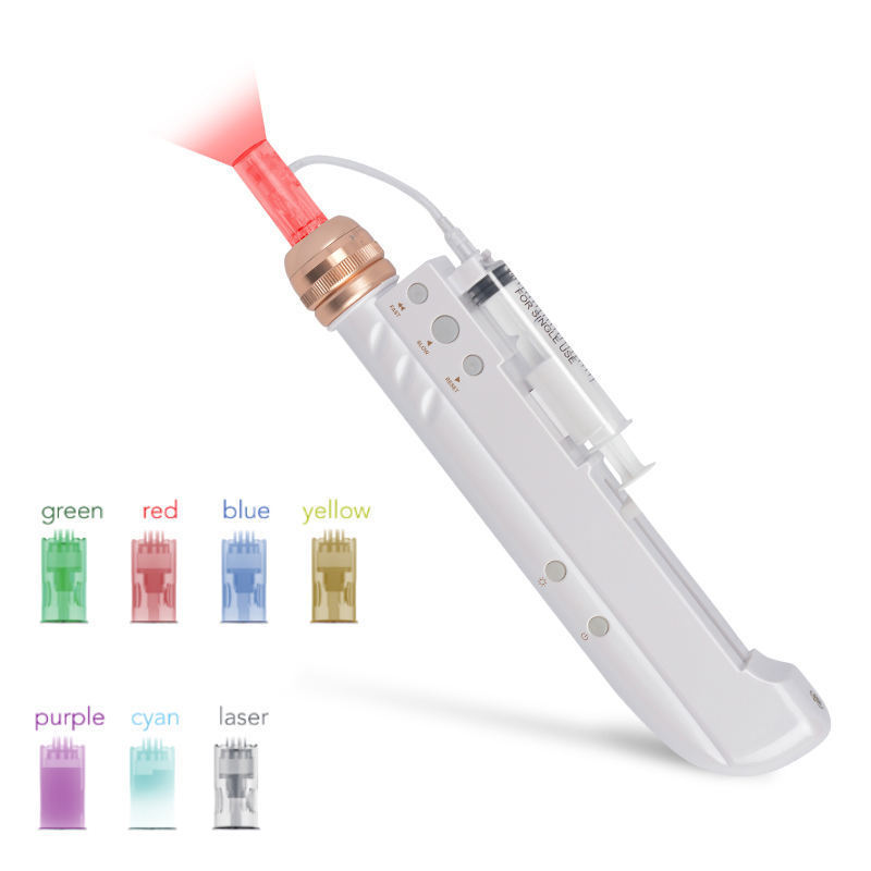 High Quality 2 in 1 Injection Mesogun Mesotherapy Gun Nano Needles Skin Pen For Face Home Use