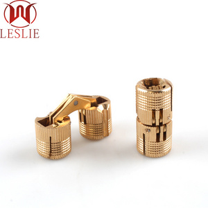 Manufacturer direct selling one-line brass hidden jewelry box hinge bucket type multi specification cylindrical hinge