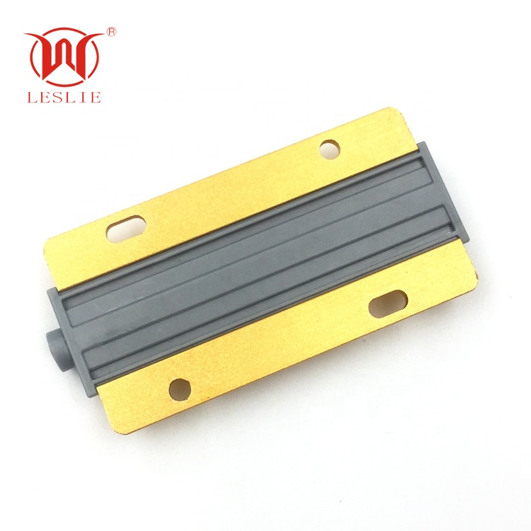 Aluminum Alloy Cabinet Drawer Door Push Touch Latch with Screws Magnetic Cabinet Door Catch for Closet