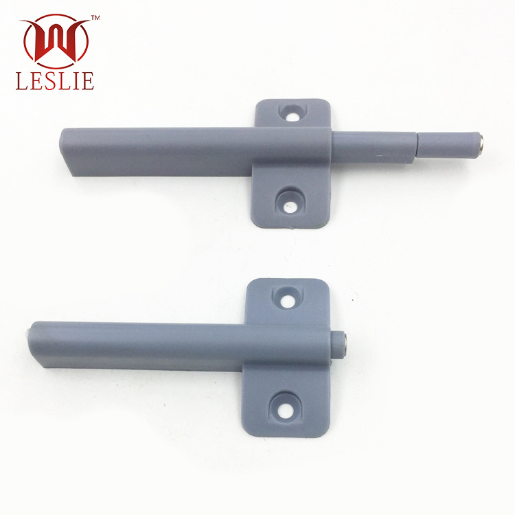 LESLIE Cabinet fittings pneumatic hydraulic sliding door damper Plastic Rebound Cabinet Door Support