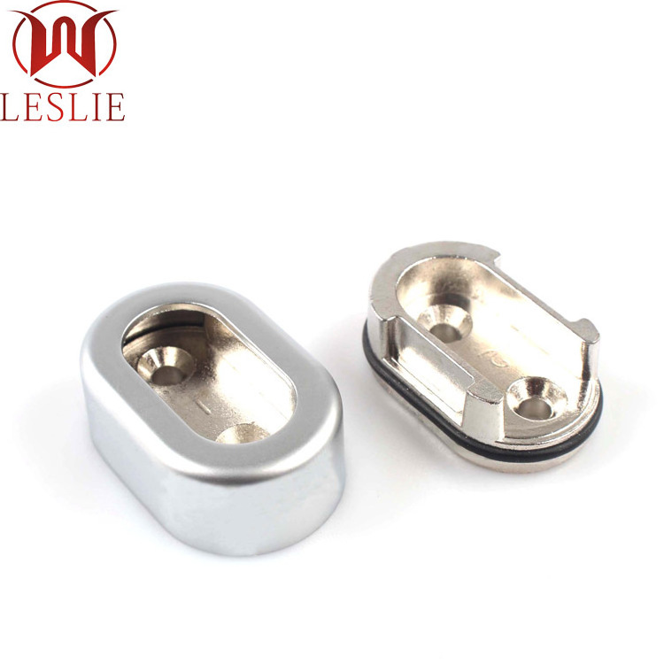 New Wardrobe Hardware Support Oval Closet Rod End Supports for Towel Holder other furniture hardware