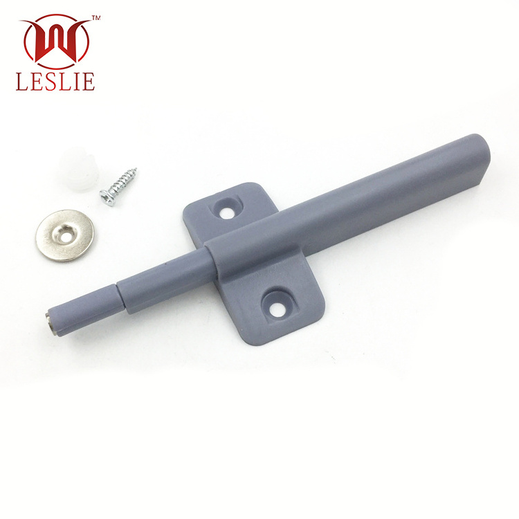 LESLIE Cabinet fittings pneumatic hydraulic sliding door damper Plastic Rebound Cabinet Door Support