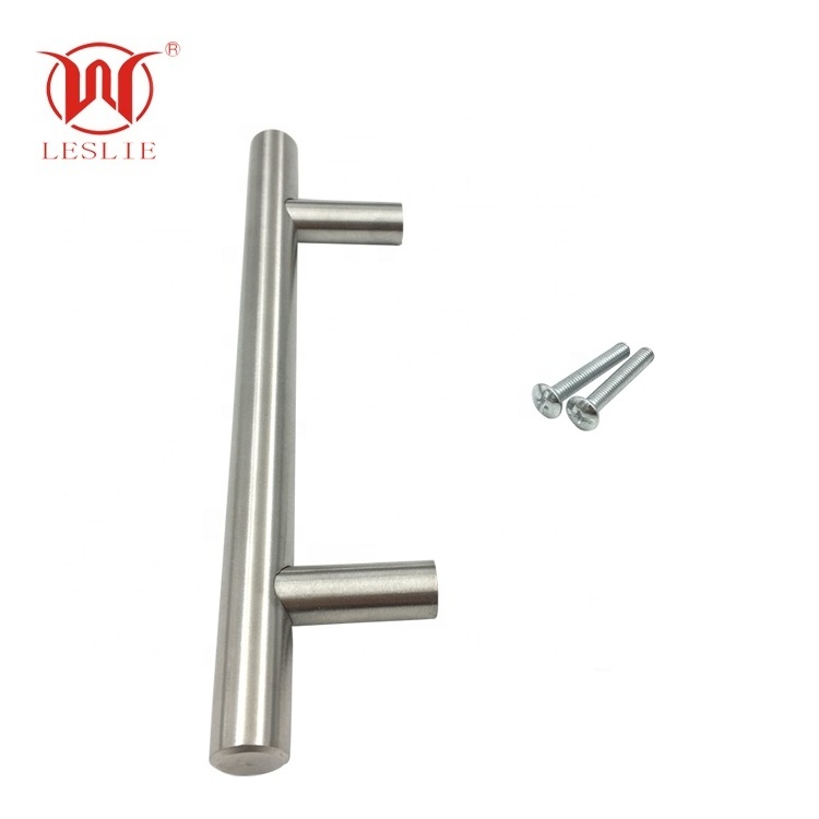 12MM / 0.47 inches  Modern Kitchen Cabinet Handles for Bathroom Door Thomasville Cupboard T Bar Pull Handle with Screws