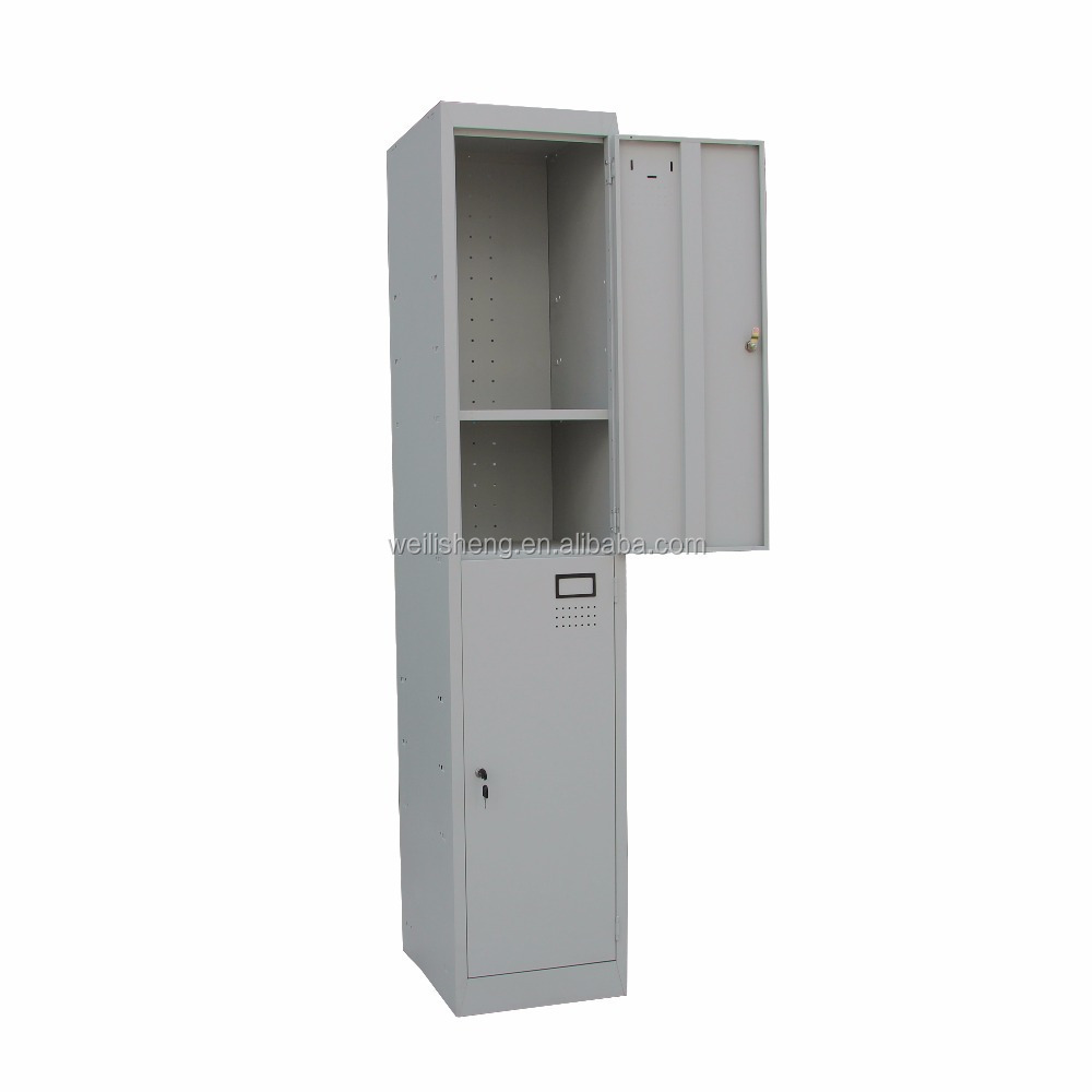 Small Double Door Steel Almirah Designs Metal Cabinet Clothes Locker With Price