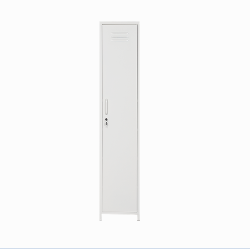 2024 new arrival single door wardrobe steel apartment small metal narrow cabinet