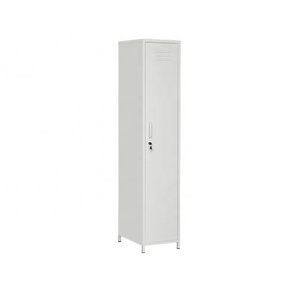 2024 new arrival single door wardrobe steel apartment small metal narrow cabinet