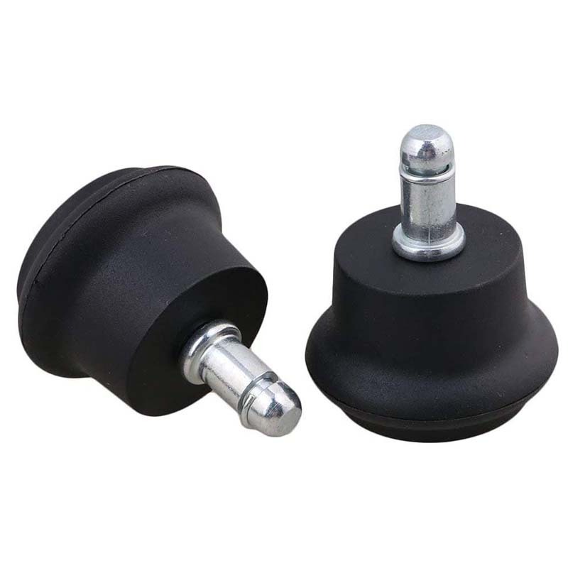 Replacement Office Chair or Stool Swivel Caster Wheels to Fixed Stationary Castors, Office Chair Wheels for Carpet - Chair Feet