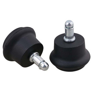 Replacement Office Chair or Stool Swivel Caster Wheels to Fixed Stationary Castors, Office Chair Wheels for Carpet - Chair Feet