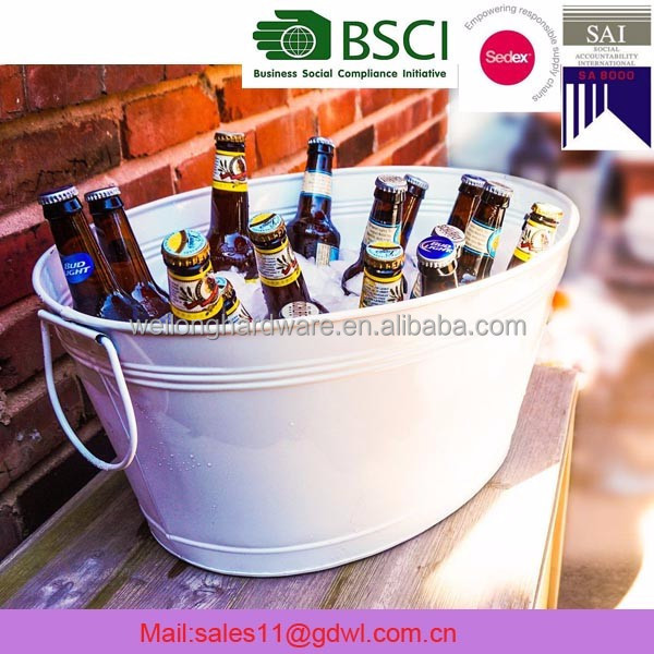 Wholesale corona custom metal ice bucket beer cool holder