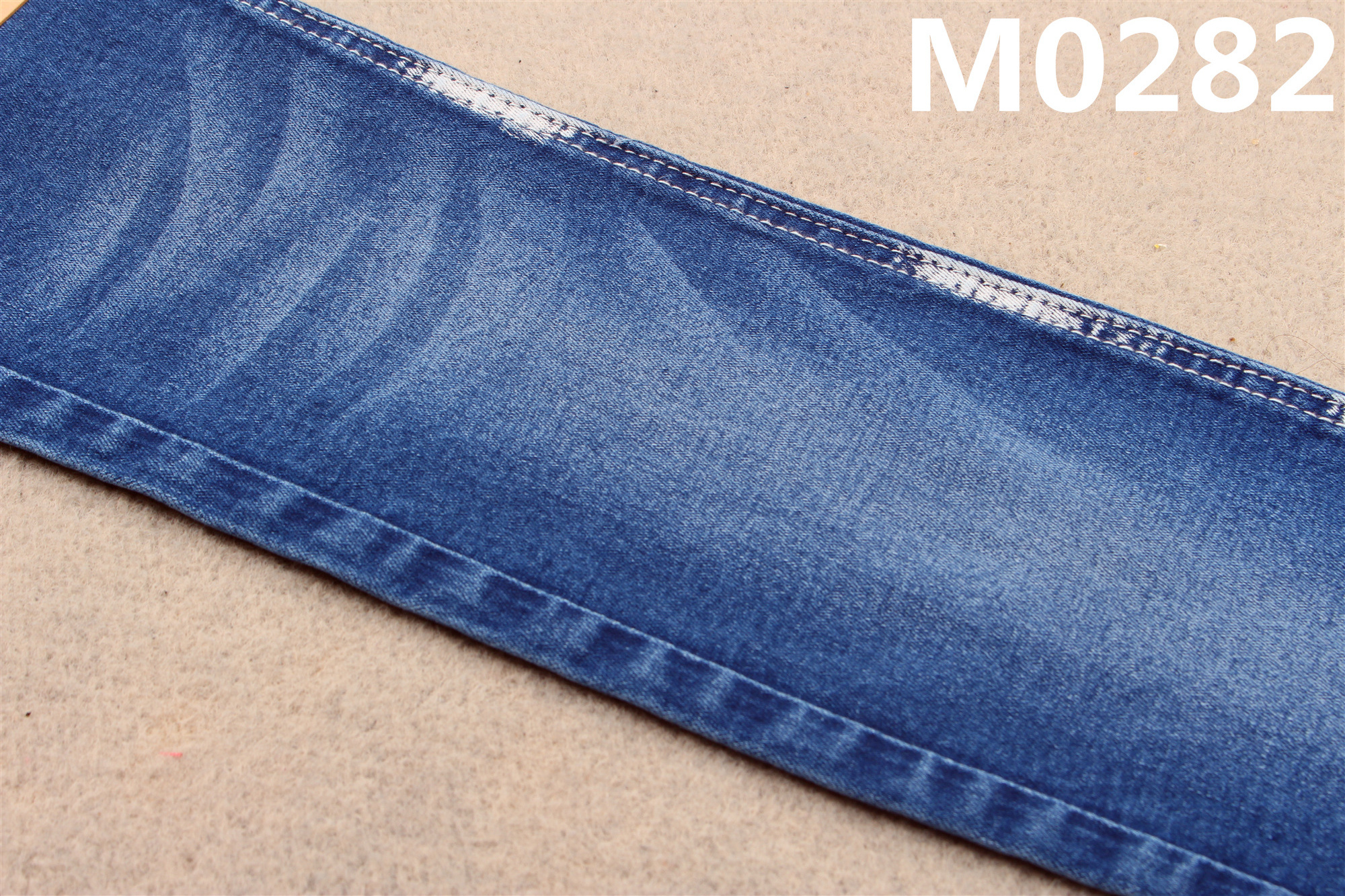 High spandex  cotton polyester stretch denim jeans fabric