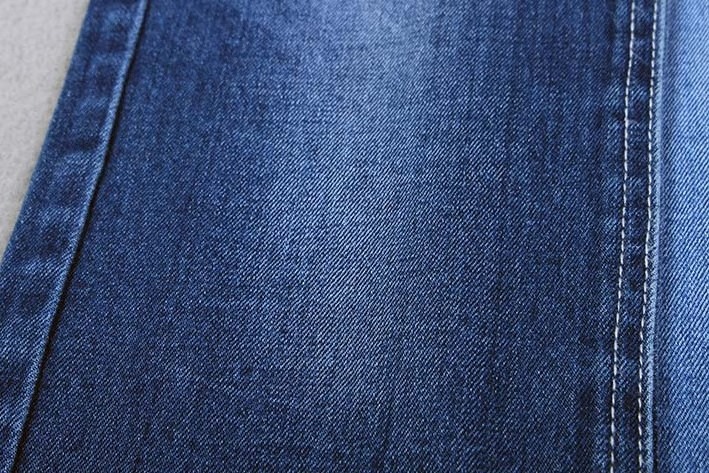 cheap 9oz yarn dyed indigo denim spandex cotton fabric stock lot