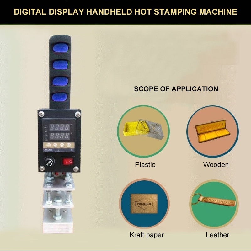 new embossing manual leather paper wood manual hot foil stamping machine